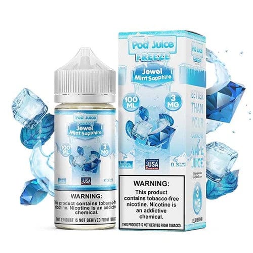 Pod Juice - 100mL — Jewel Mint Sapphire FREEZE