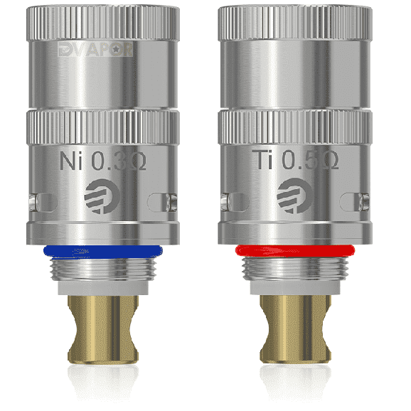 Joyetech Delta II LVC Ni/Ti Nickel & Titanium VT Coil Heads (5 Pack) — Nickel 0.3 Ohm