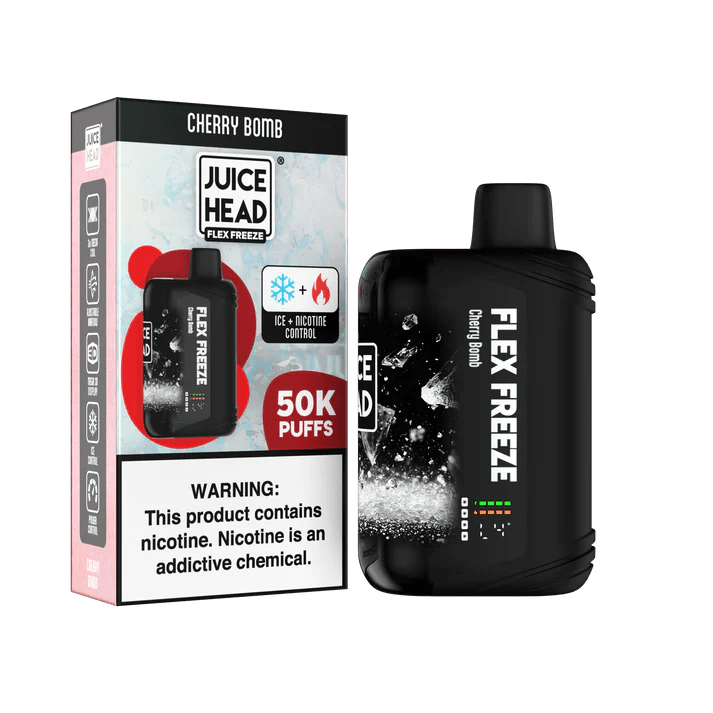 Juice Head Flex Freeze 50K Puffs — Cherry Bomb