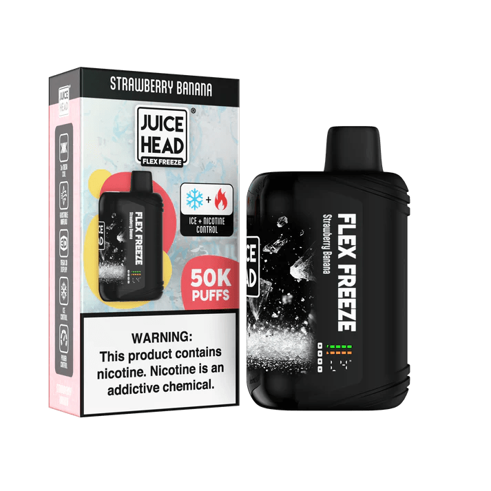 Juice Head Flex Freeze 50K Puffs — Strawberry Banana