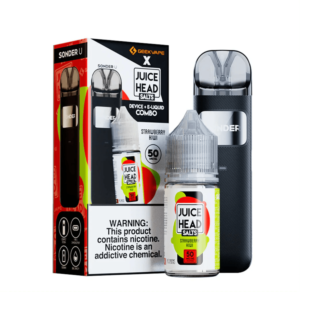 Juice Head Salts x GeekVape Sonder U Kit — Strawberry Kiwi 50mg x Sonder U Kit