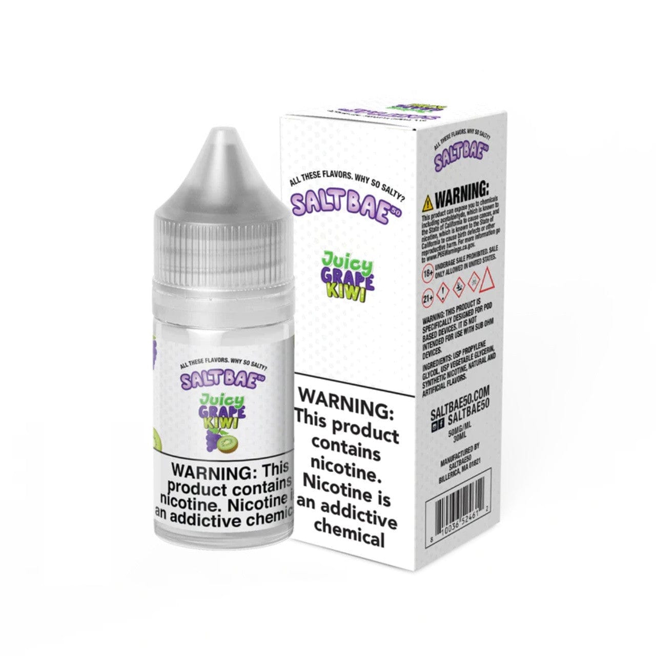 Salt Bae 50 - 30mL — Juicy Grape Kiwi