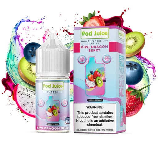 Pod Juice PJ5000 Salt - 30mL — Kiwi Dragon Berry PJ5000