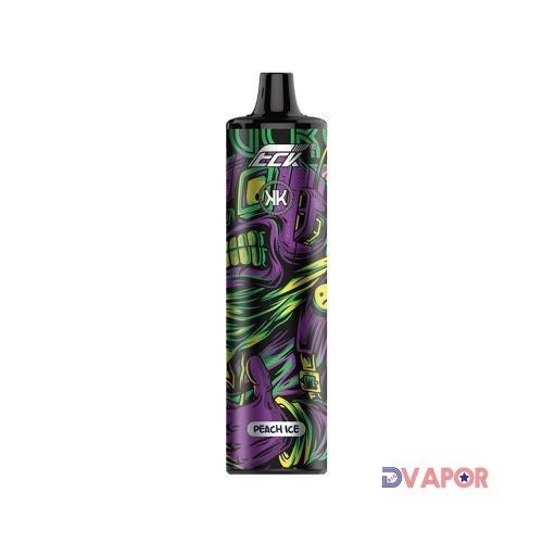 KK Energy 8000 Puff Rechargeable Mesh Coil Disposable — PEACH ICE