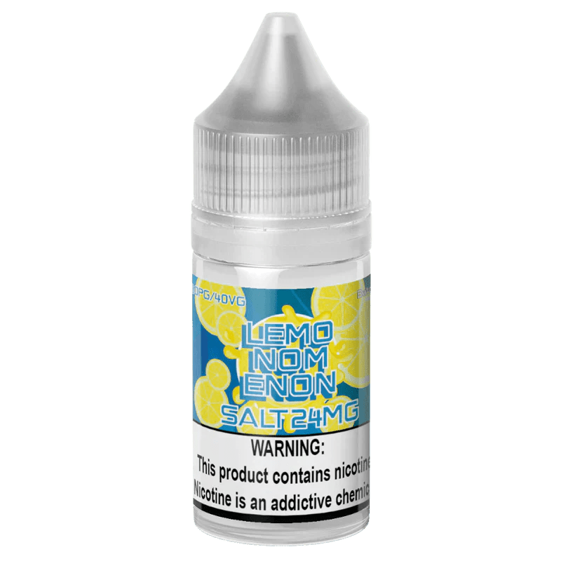 Lemonomenon SALT e-liquid by Nomenon E-Liquids in a 30mL bottle, featuring a lemon flavor for vaping.