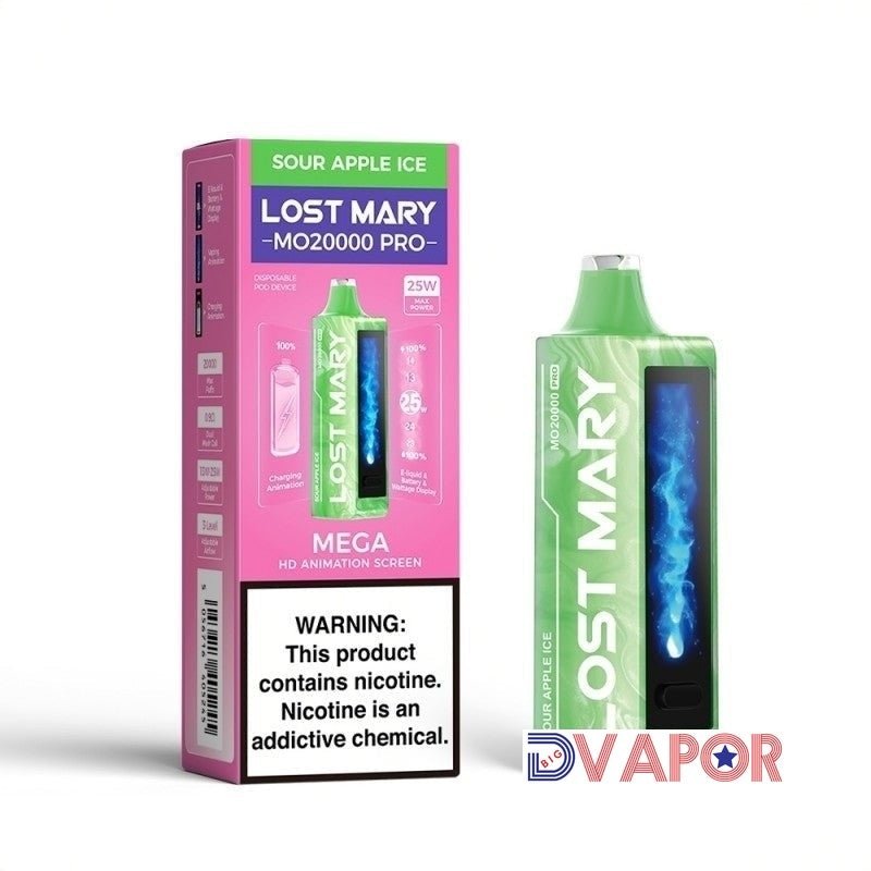 Lost Mary MO20000 Pro Disposable — Sour Apple Ice