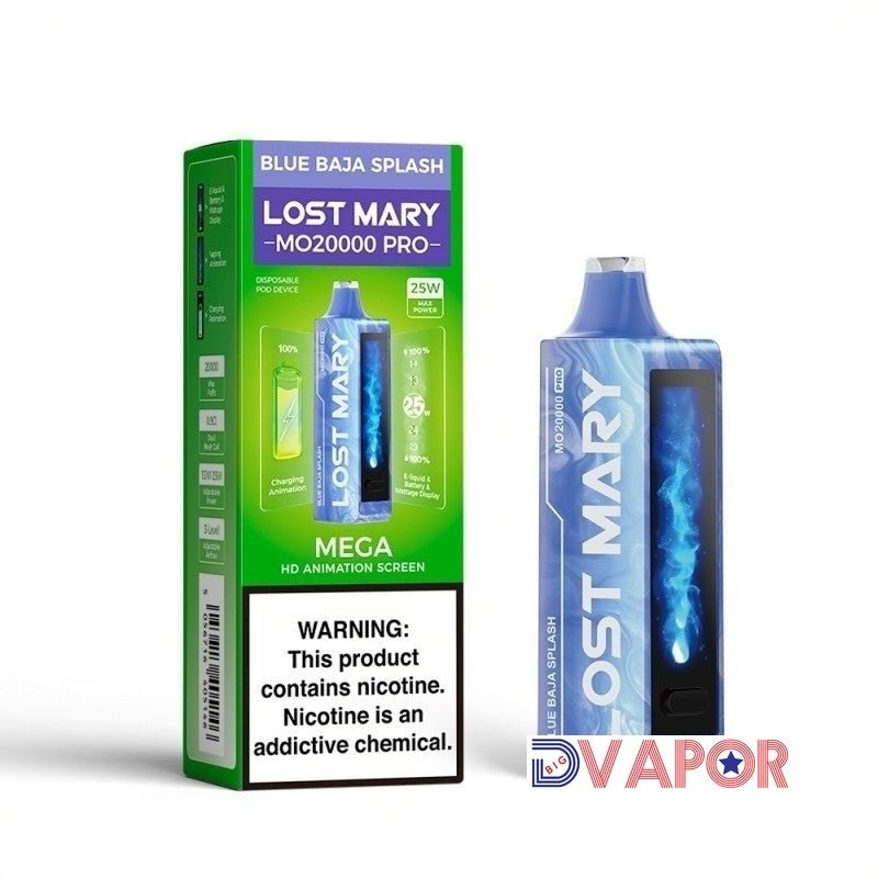 Lost Mary MO20000 Pro Disposable — Blue Baja Splash
