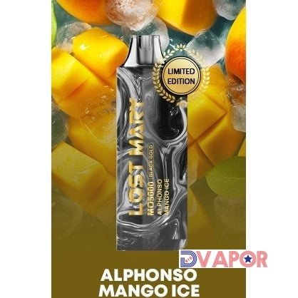 Lost Mary MO5000 Disposable — Alphonso Mango Ice (BLACK GOLD EDITION)