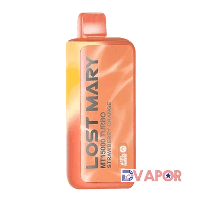 Lost Mary MT15000 Turbo Edition Disposable Vape — Strawberry Orange  (Thermal Edition)
