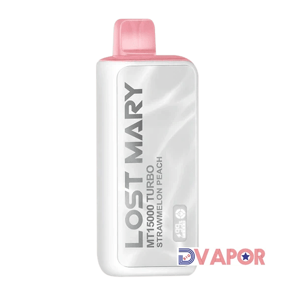 Lost Mary MT15000 Turbo Edition Disposable Vape — Strawmelon Peach