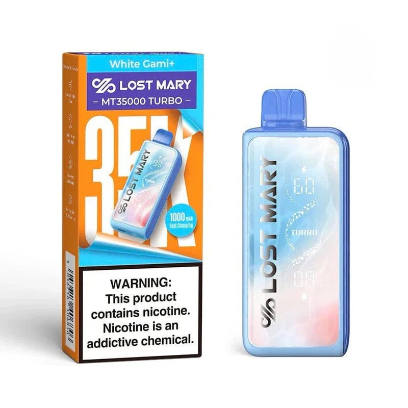 Lost Mary MT35000 Turbo Disposable — White Gami+