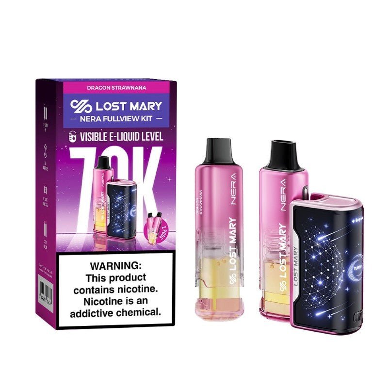 Lost Mary NERA 70K Disposable KIT | Includes 2 PODS — Dragon Strawnana