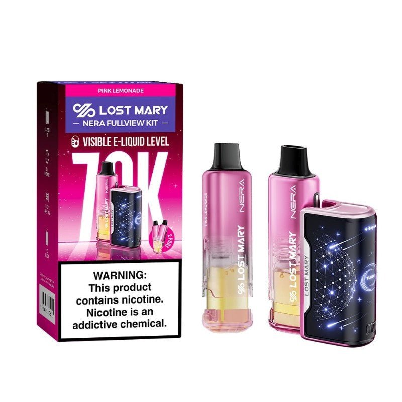 Lost Mary NERA 70K Disposable KIT | Includes 2 PODS — Pink Lemonade