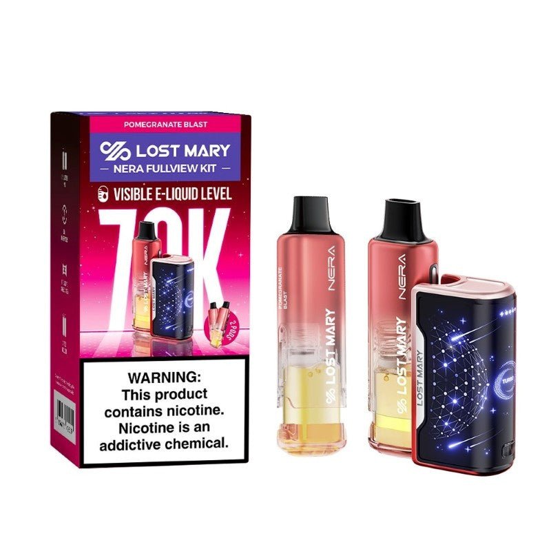 Lost Mary NERA 70K Disposable KIT | Includes 2 PODS — Pomegranate Blast