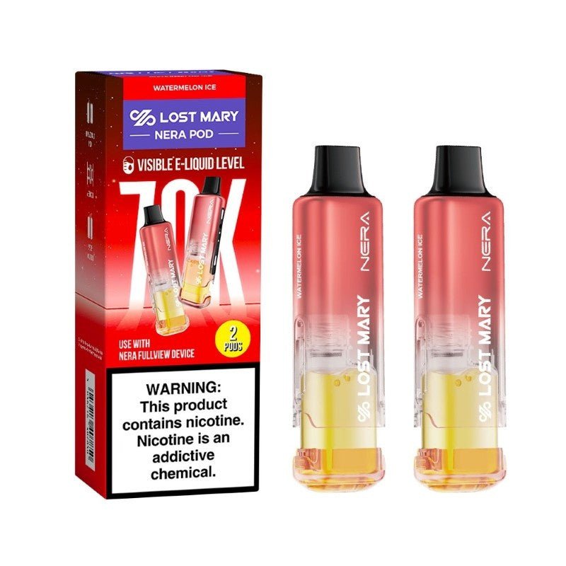 Lost Mary NERA 70K Disposable PODS | 2 Pack of Pods — Watermelon ICE