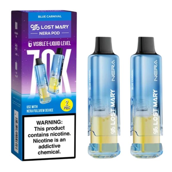 Lost Mary NERA 70K Disposable PODS | 2 Pack of Pods — Blue Carnival