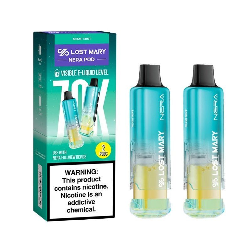 Lost Mary NERA 70K Disposable PODS | 2 Pack of Pods — Miami Mint