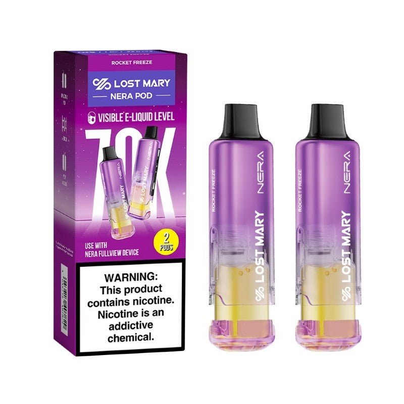 Lost Mary NERA 70K Disposable PODS | 2 Pack of Pods — Rocket FREEZE
