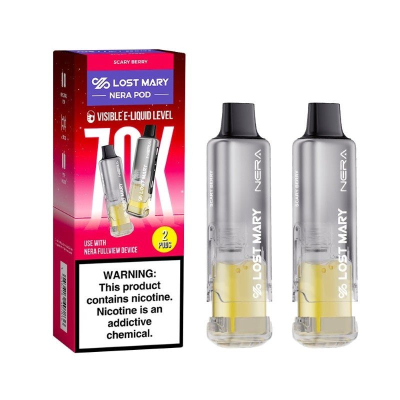 Lost Mary NERA 70K Disposable PODS | 2 Pack of Pods — Scary Berry