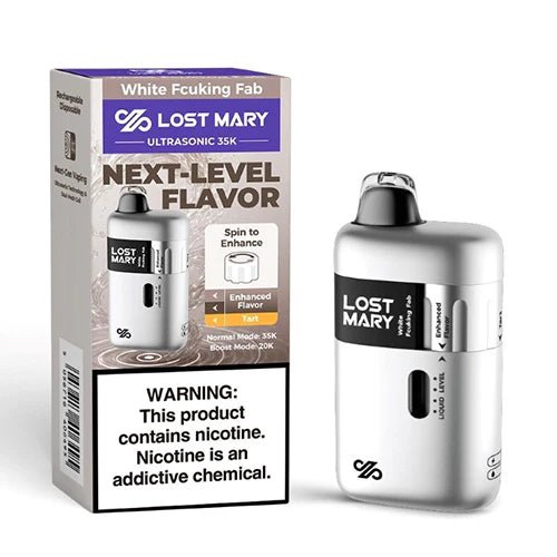 Lost Mary Ultrasonic 35K Disposable — White Fcuking Fab