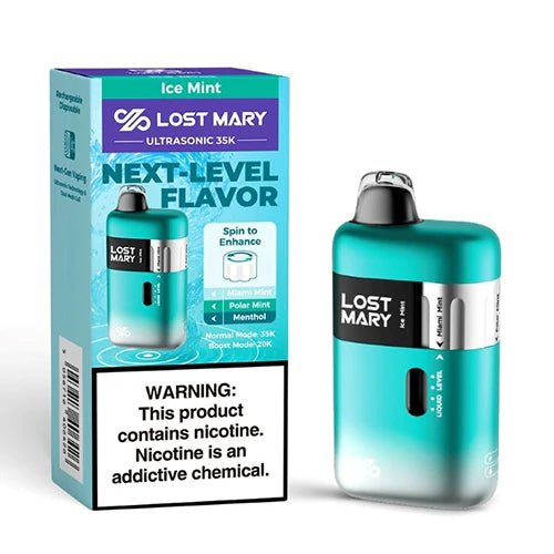 Lost Mary Ultrasonic 35K Disposable — ICE Mint