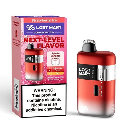 Lost Mary Ultrasonic 35K Disposable — Strawberry ICE