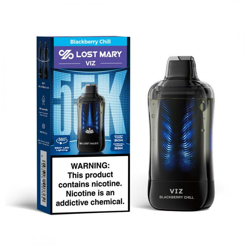 Lost Mary VIZ 55K Disposable Vape — Blackberry Chill