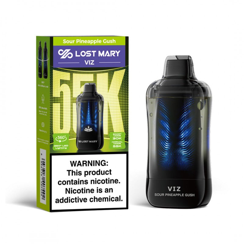 Lost Mary VIZ 55K Disposable Vape — Sour Pineapple Gush