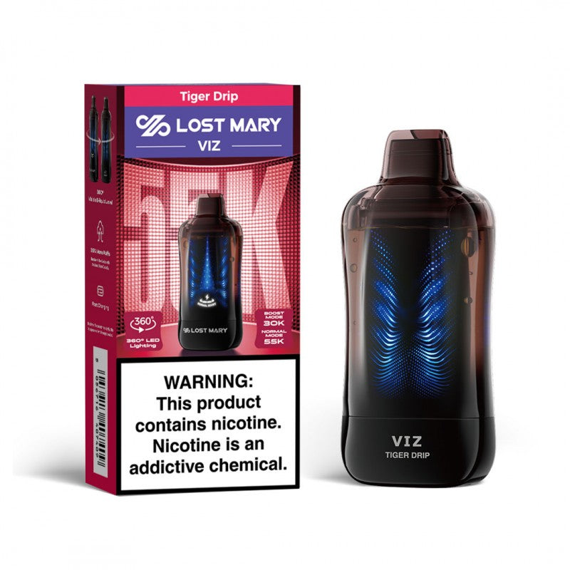 Lost Mary VIZ 55K Disposable Vape — Tiger Dip