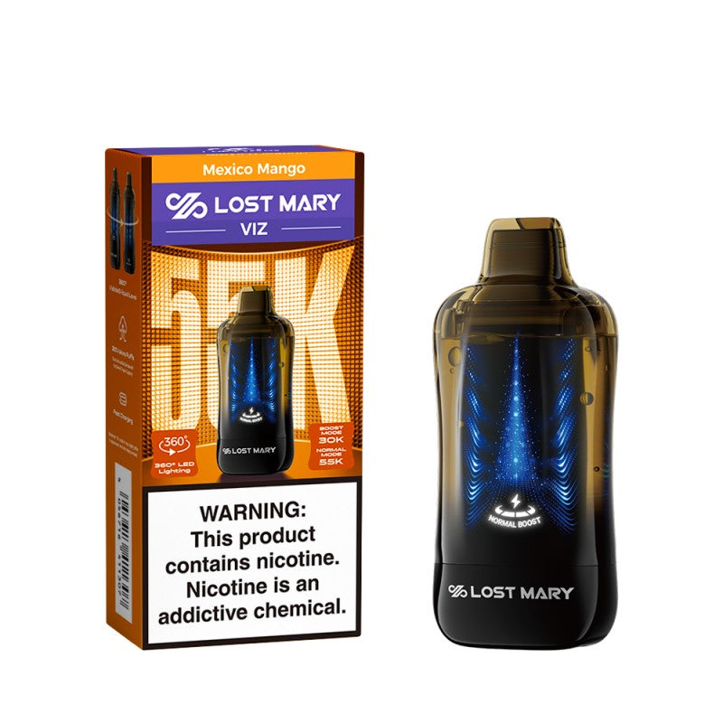 Lost Mary VIZ 55K Disposable Vape — Mexico Mango