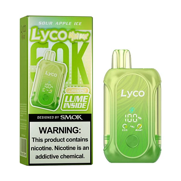 LYCO MINI BOX 50K Disposable — Sour Apple ICE