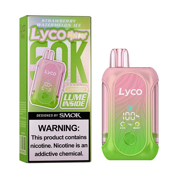 LYCO MINI BOX 50K Disposable — Strawberry Watermelon ICE