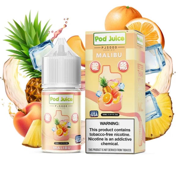 Pod Juice PJ5000 Salt - 30mL — Malibu PJ5000