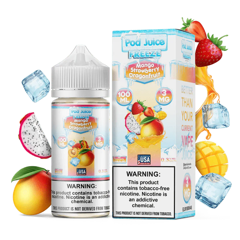 Pod Juice - 100mL — Mango Strawberry Dragonfruit FREEZE