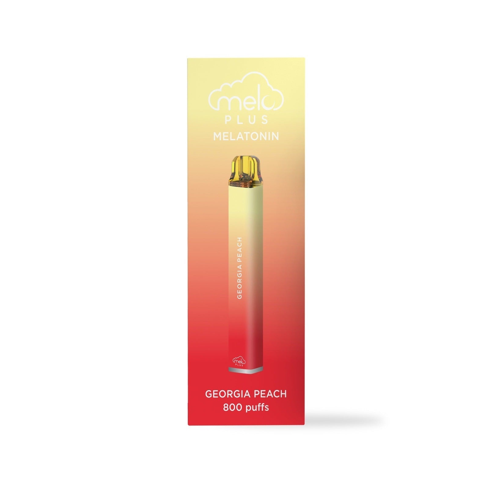 Melo Plus Melatonin Infused Zero Nicotine Vape | 800 Puff 0% Plus Melatonin — Georgia Peach