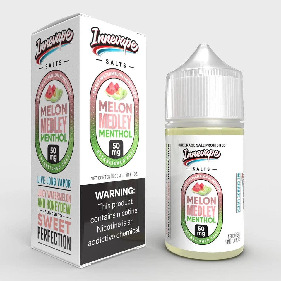 Innevape E-Liquids Salt - 30mL — Melon Medley Menthol