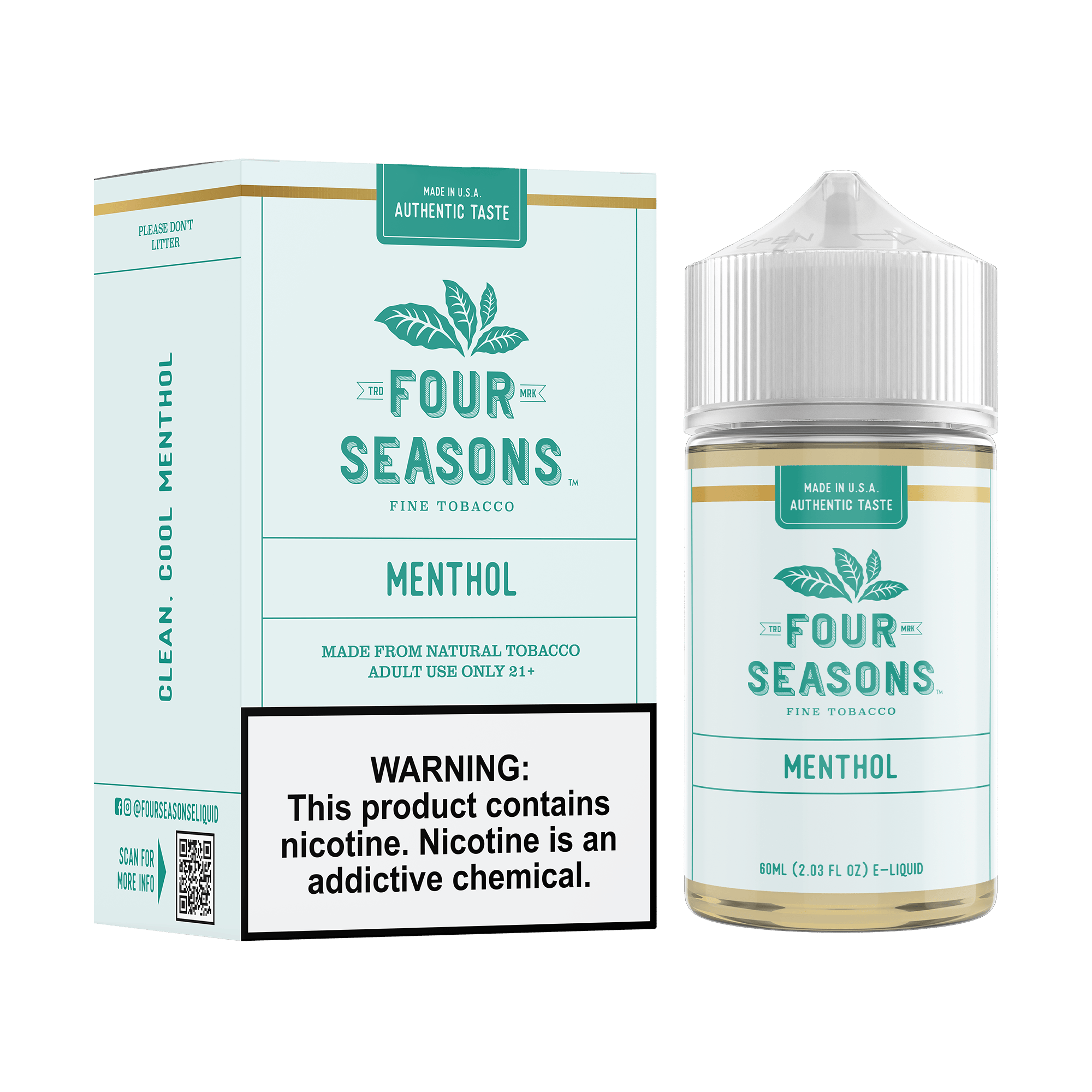 Menthol - Four Seasons - 60mL