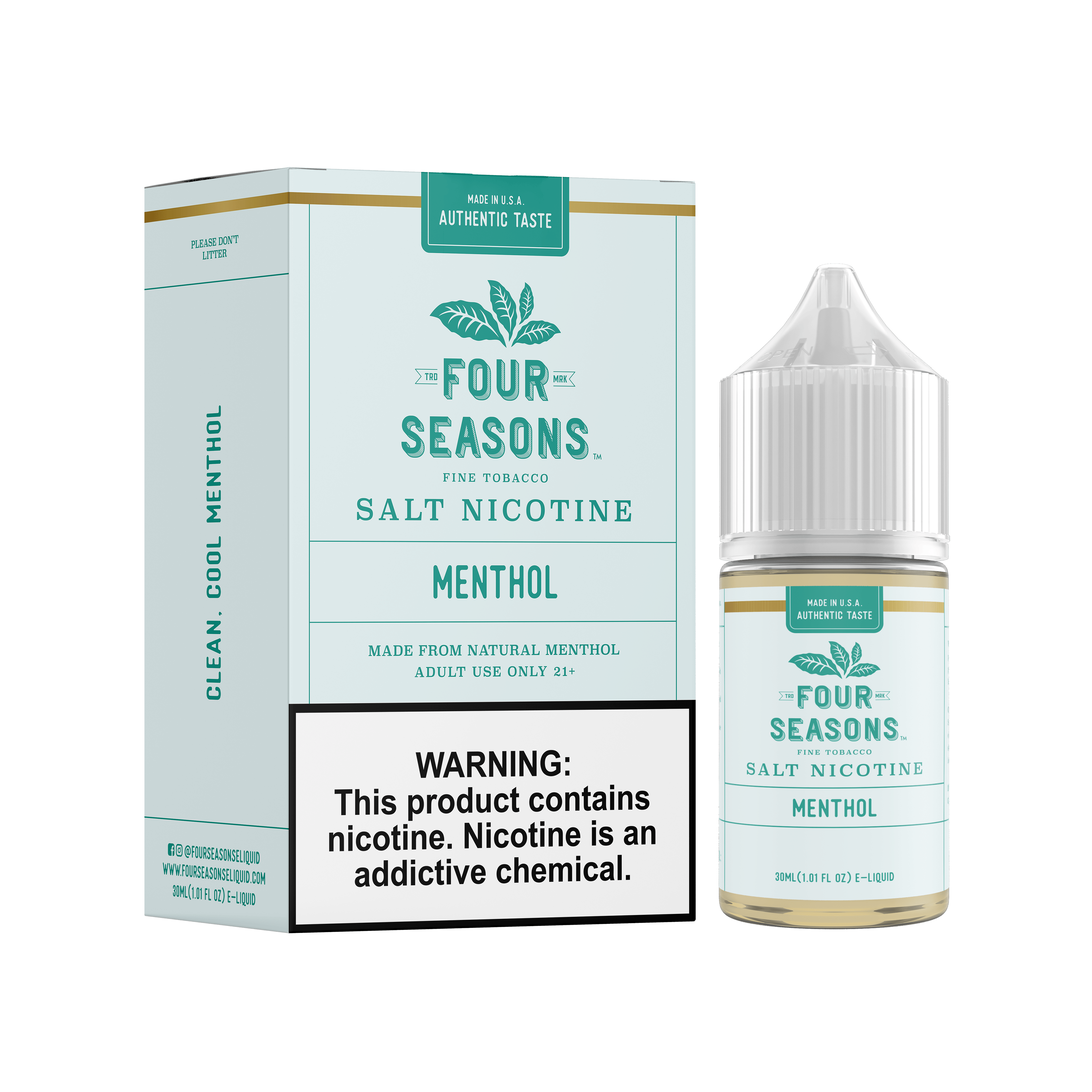 Menthol SALT - Four Seasons - 30mL