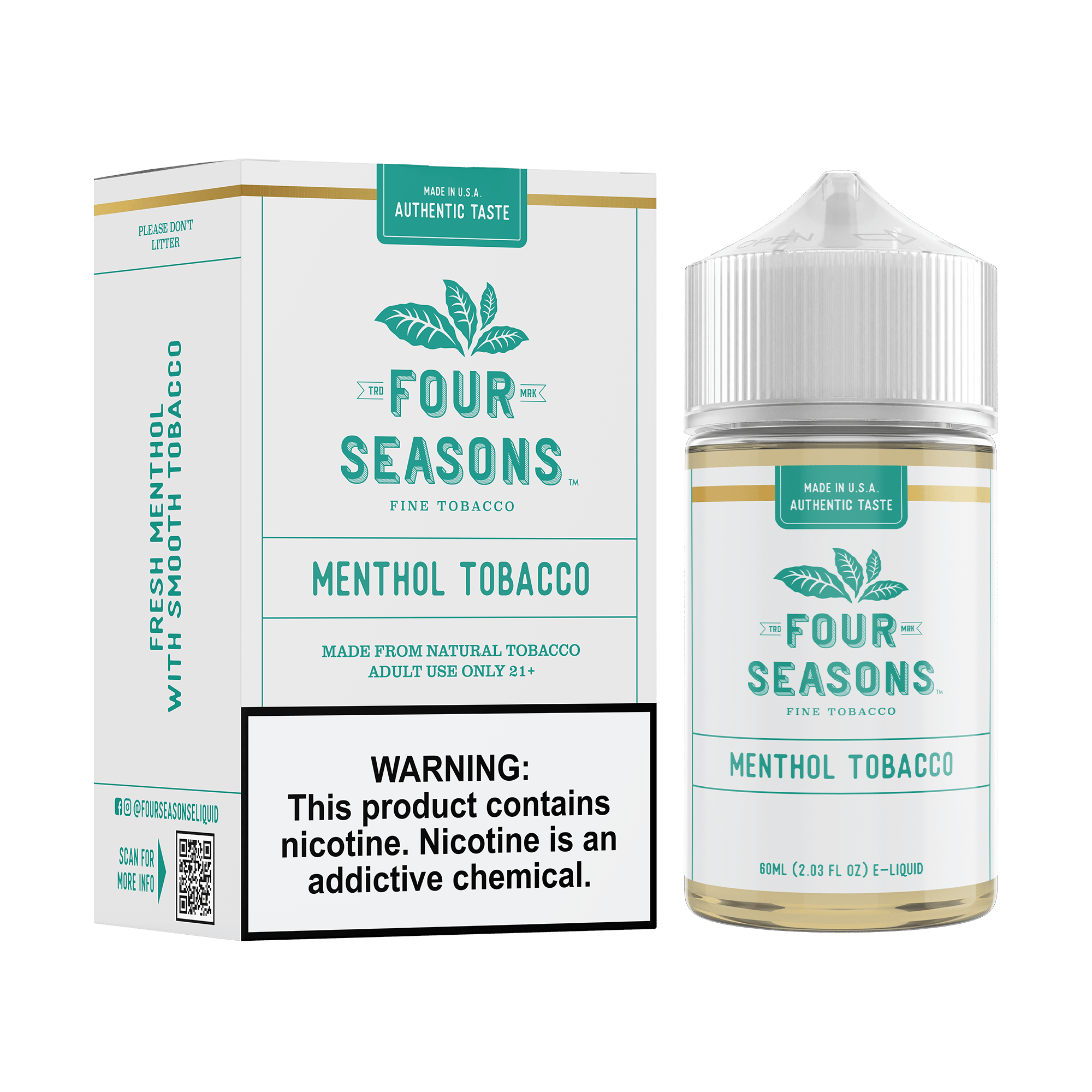 Four Seasons - 60mL — Menthol Tobacco