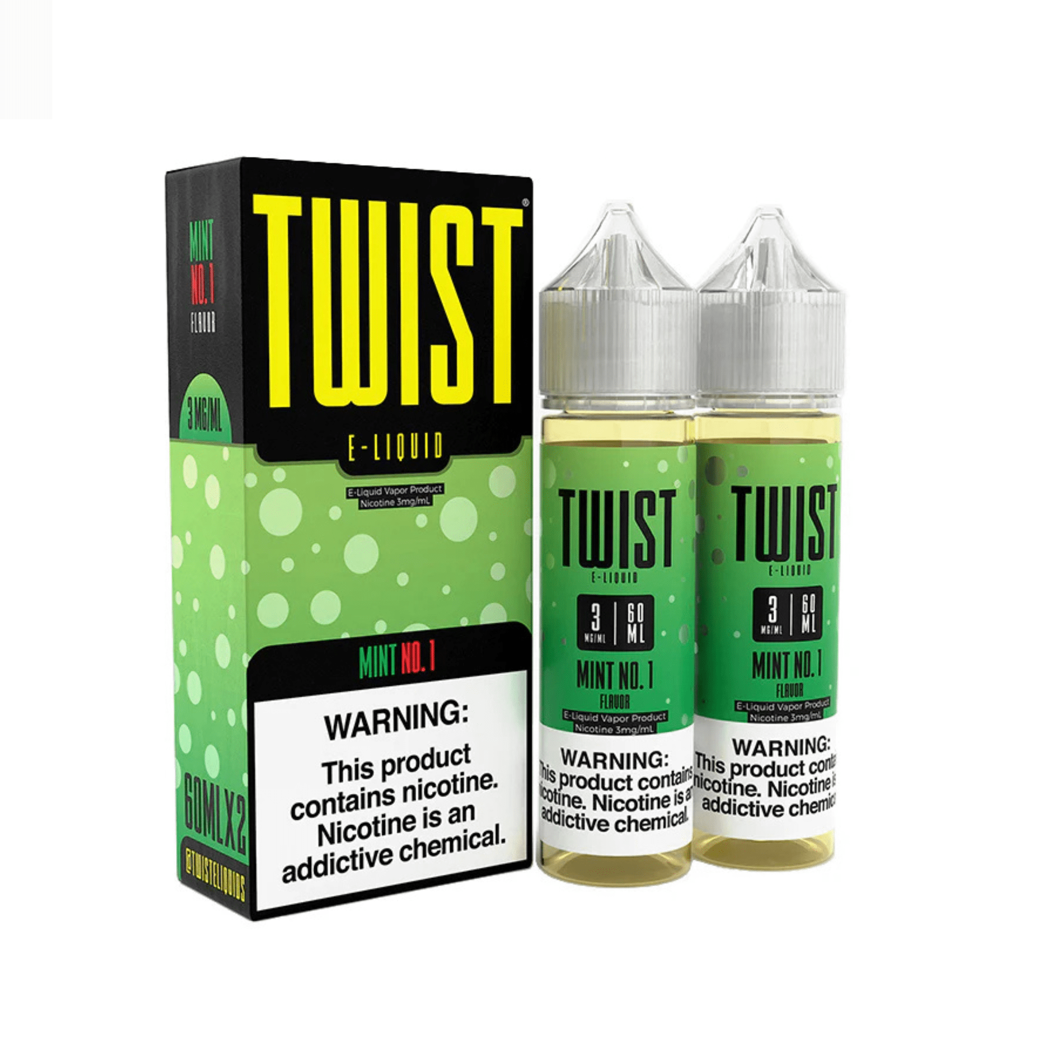 Twist E-Liquids - 120ml (60ml 2-Pack) — Mint No. 1