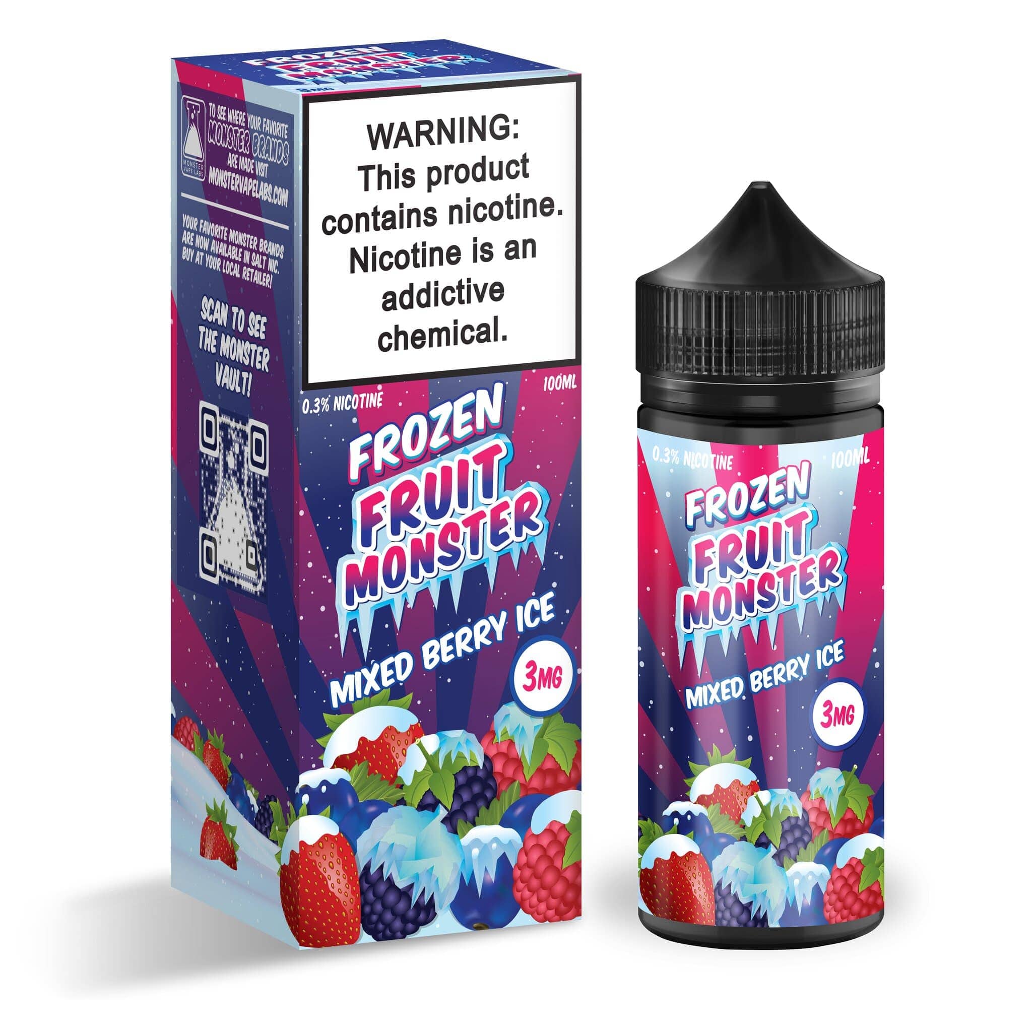 Frozen Fruit Monster - 100mL — Mixed Berry ICE