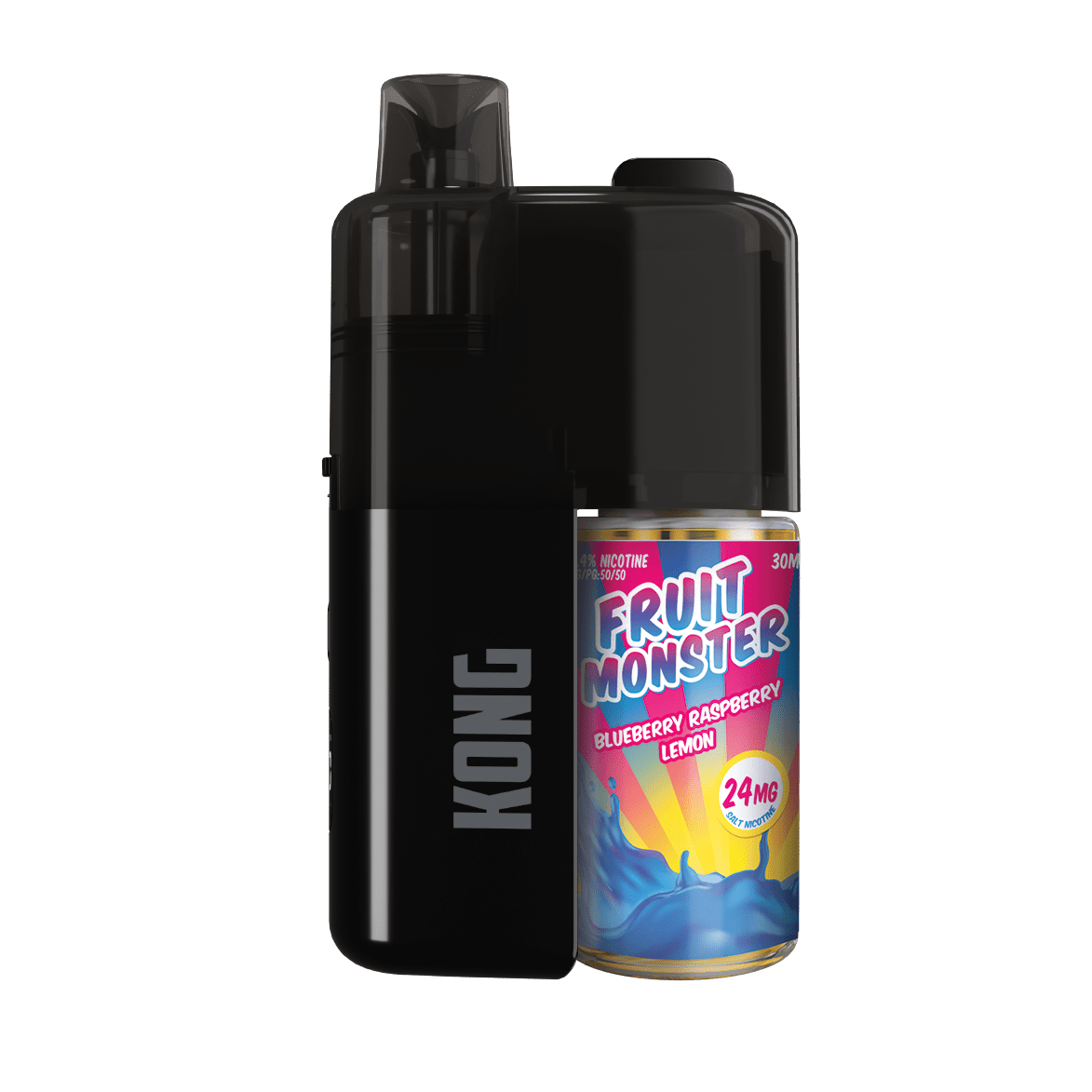 Monster Vape Labs x Kong 50K Disposable — Blueberry Raspberry Lemon 24mg