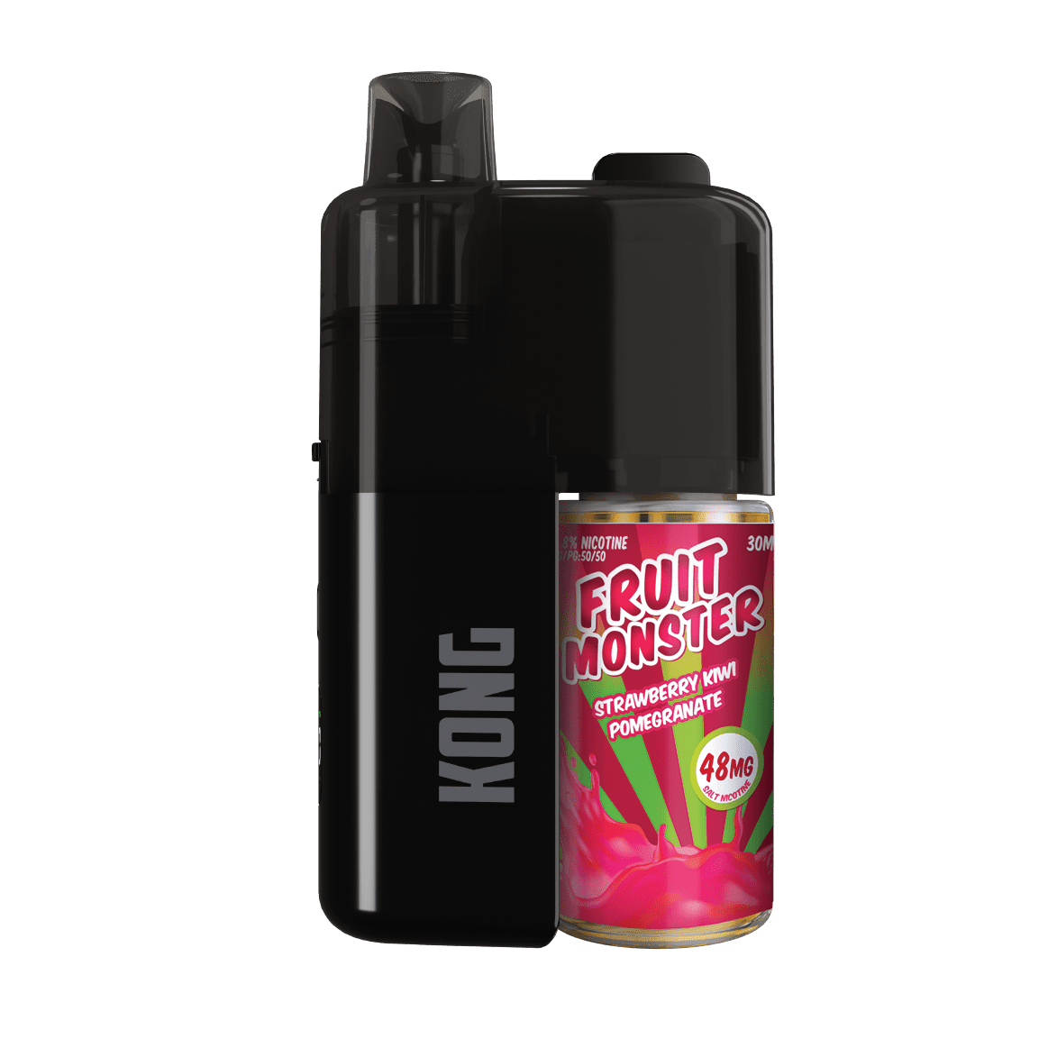 Monster Vape Labs x Kong 50K Disposable — Strawberry Kiwi Pomegranate 48mg
