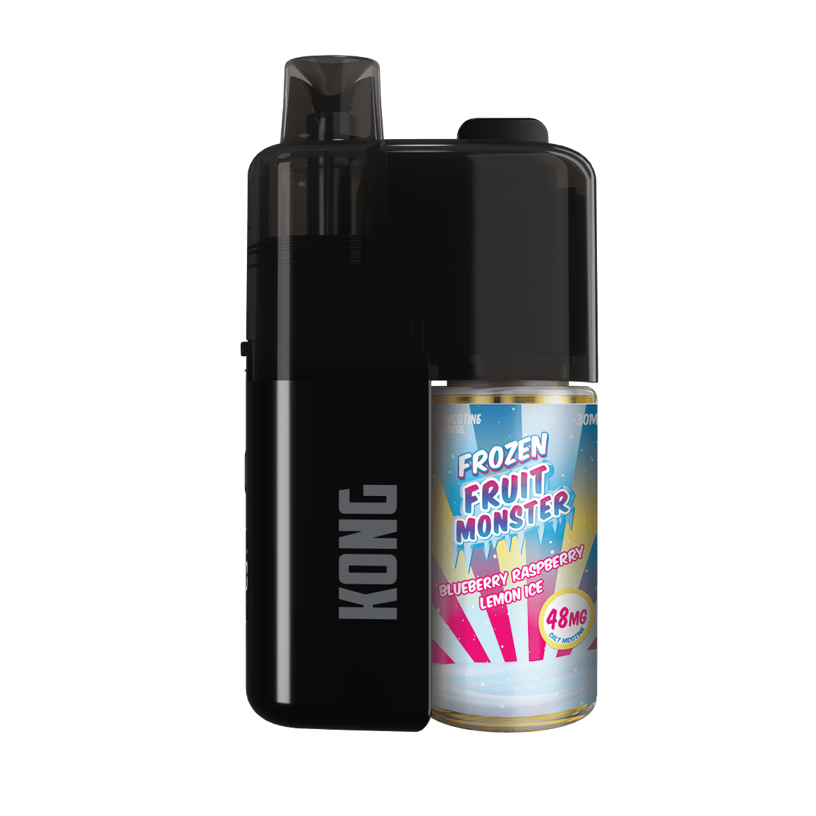 Monster Vape Labs x Kong 50K Disposable — Blueberry Raspberry Lemon ICE 48mg