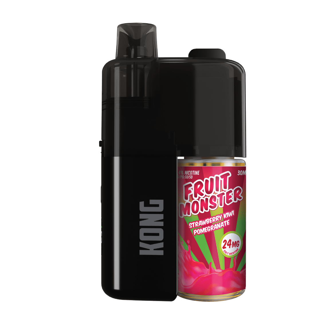 Monster Vape Labs x Kong 50K Disposable — Strawberry Kiwi Pomegranate 24mg