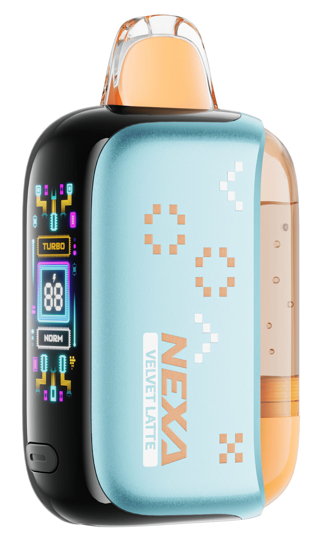 Nexa Bar NEXA PIX 35K disposable vape device with sleek design and colorful branding, ready for vaping use.