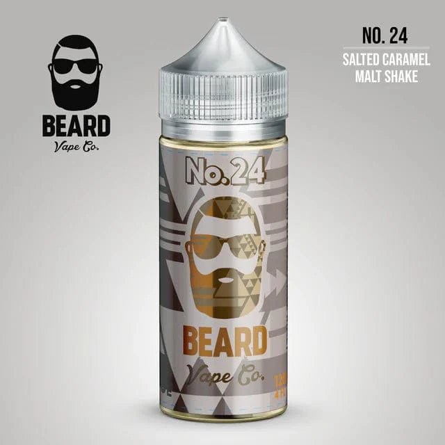 Beard Vape Co. - 120mL — No. 24 Salted Caramel Malt Shake