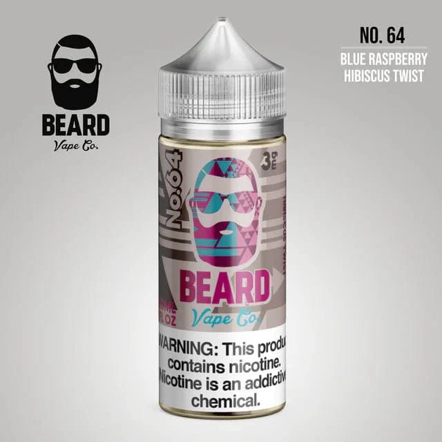 Beard Vape Co. - 120mL — No. 64 Blue Raspberry Hibiscus