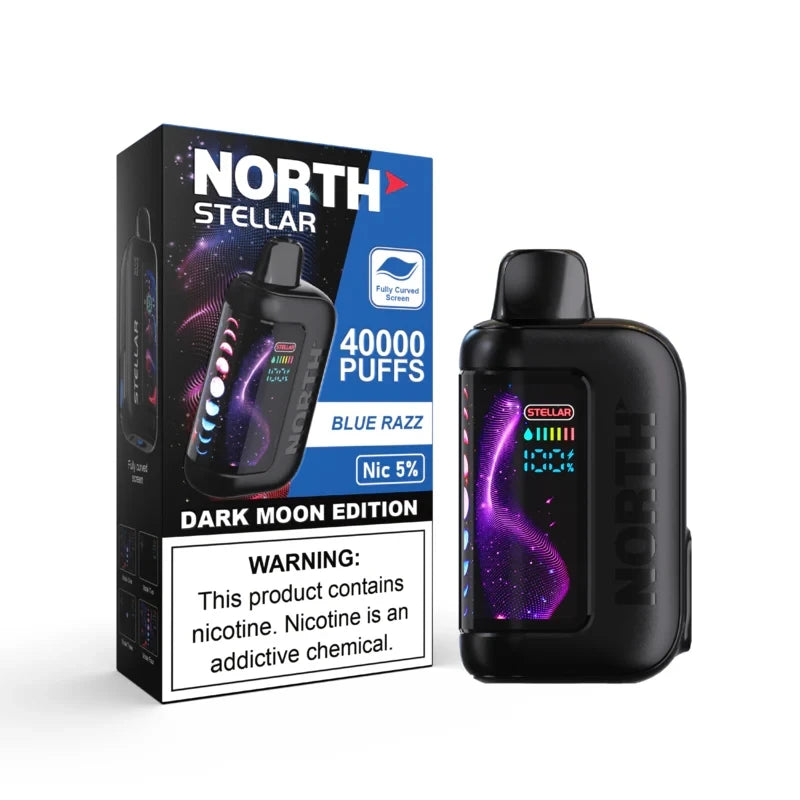 NORTH Stellar 40K Disposable — Blue Razz Ice