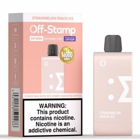 Off Stamp SW16000 Refill Pod for SW9000 — Strawmelon Peach Ice
